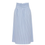 Thumbnail: Blue and White Stripe Tie Front Cassie Skirt