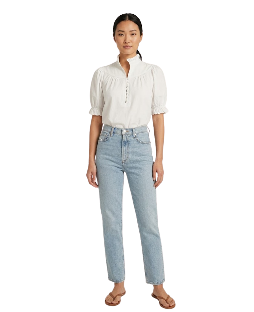 White Selena Blouse