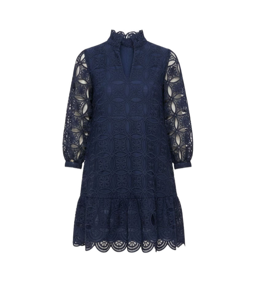 Navy Organza Palmerston Dress