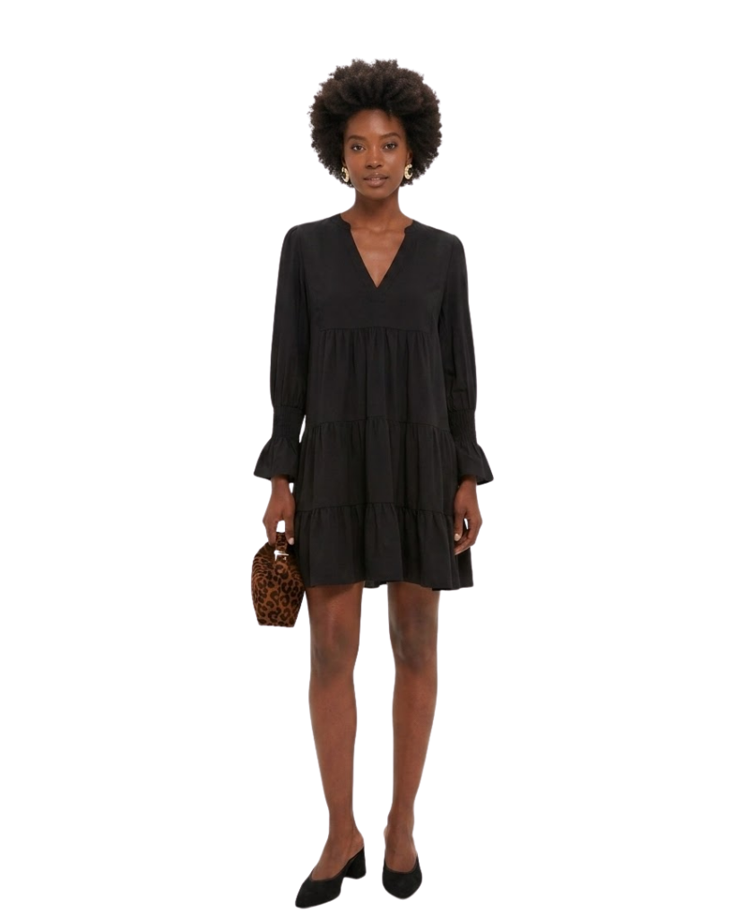 Black Crepe Kenzo Dress