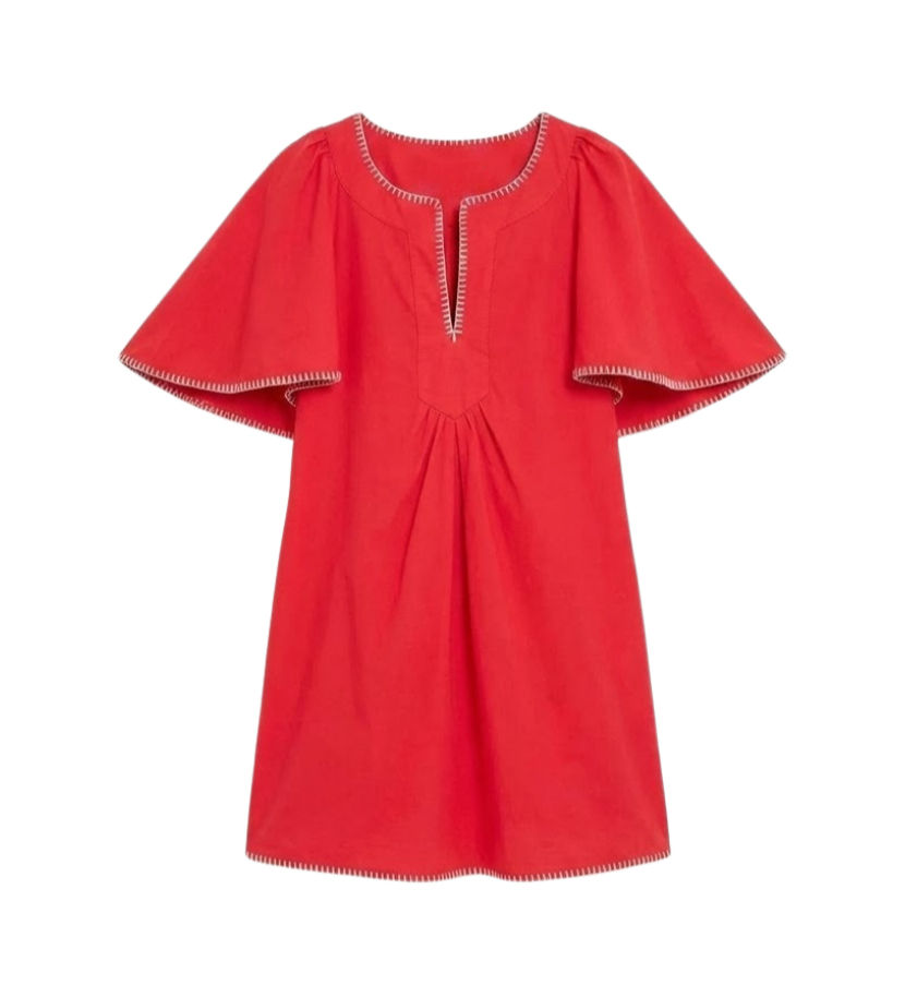 Poppy Stitch Finley Flutter Sleeve Dress