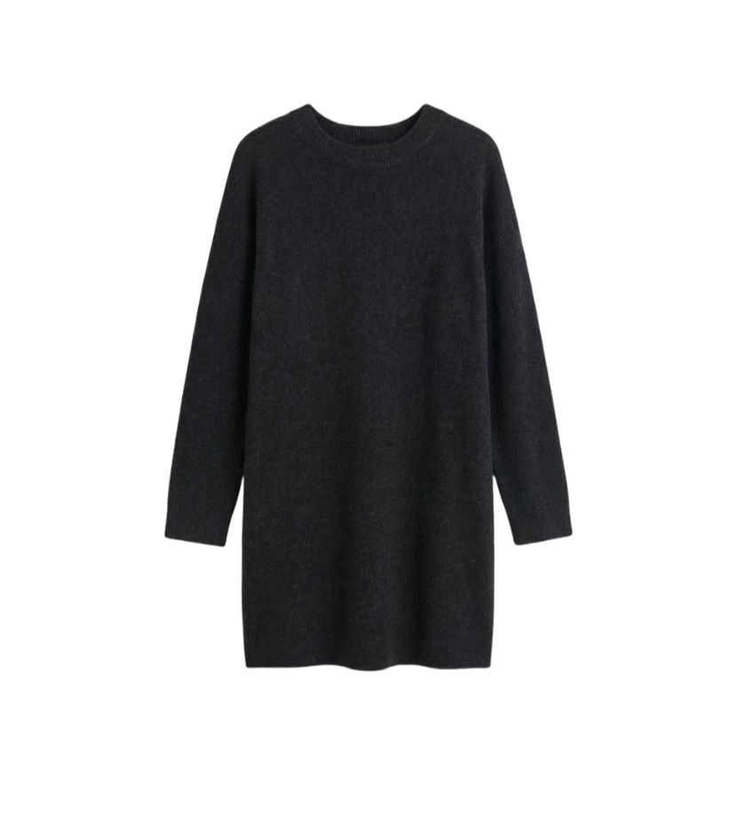 Noir Vivianne Crewneck Dress