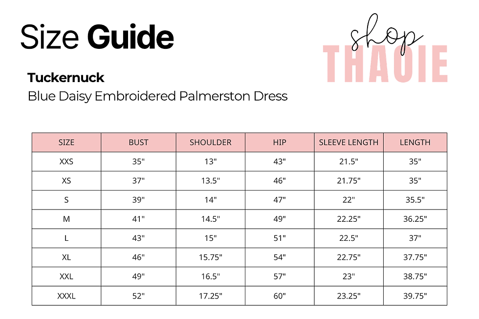 Thumbnail: Blue Daisy Embroidered Palmerston Dress