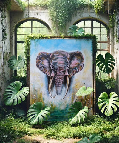 peinture d'éléphant de Michèle pIncemin.jpg