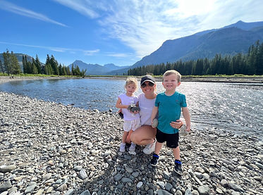Rochelle family in national park