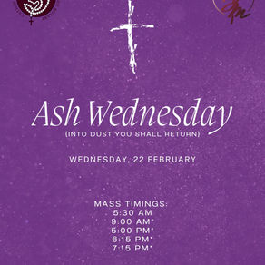 ASH WEDNESDAY 2023