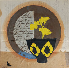 Alex Hamilton, Collage Art, Canola Flower
