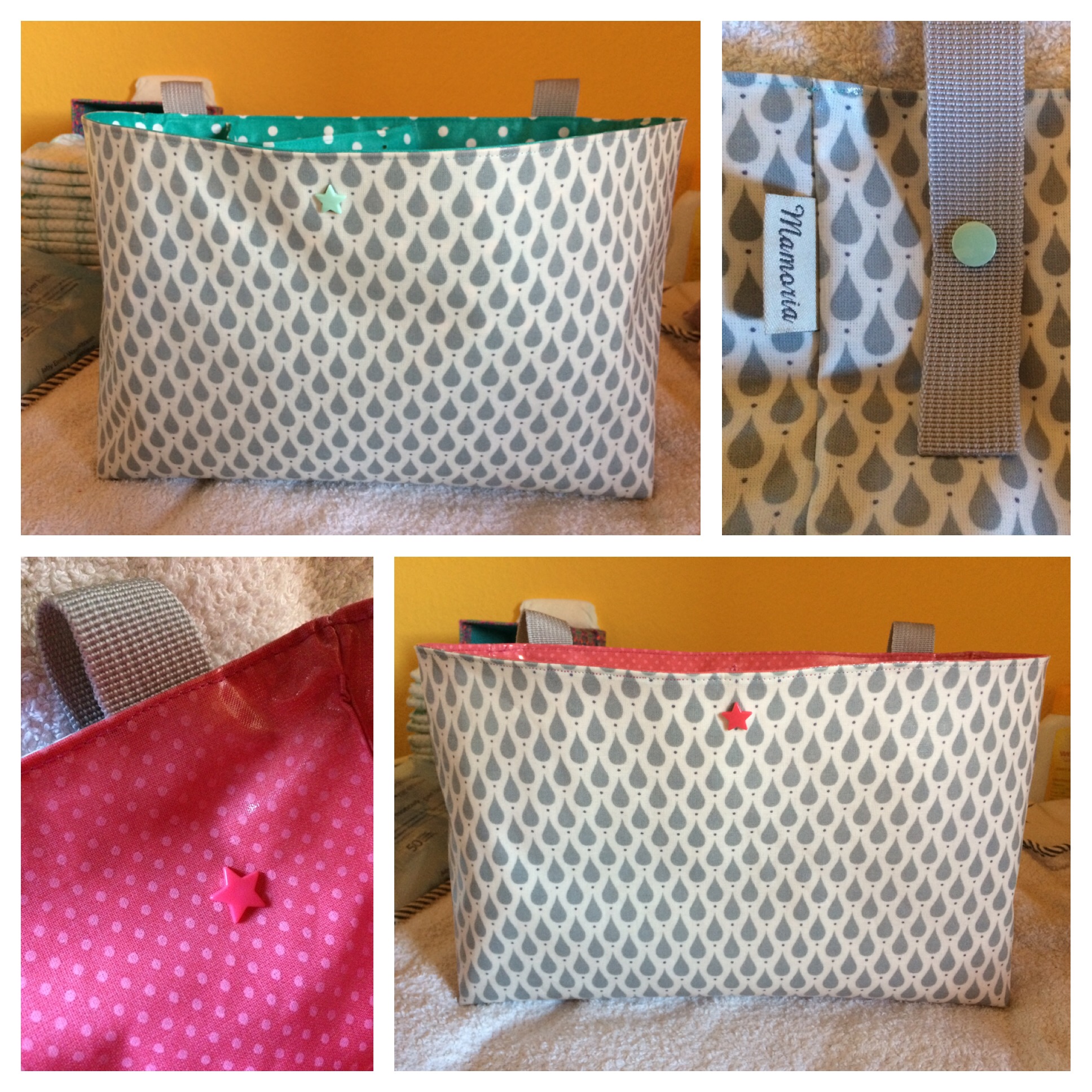Utensilo-Tasche fürs Bettgestell