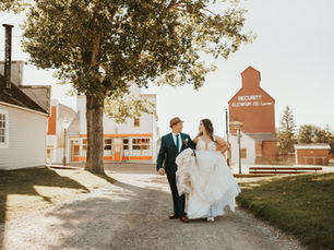 Candid moment between this gorgeous couple on their wedding day