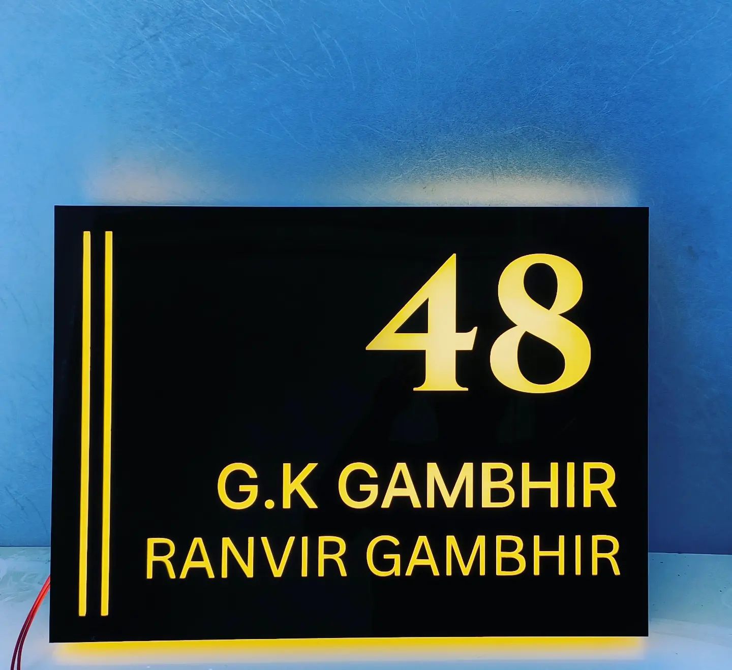 Nameplate by Urbanite Creation