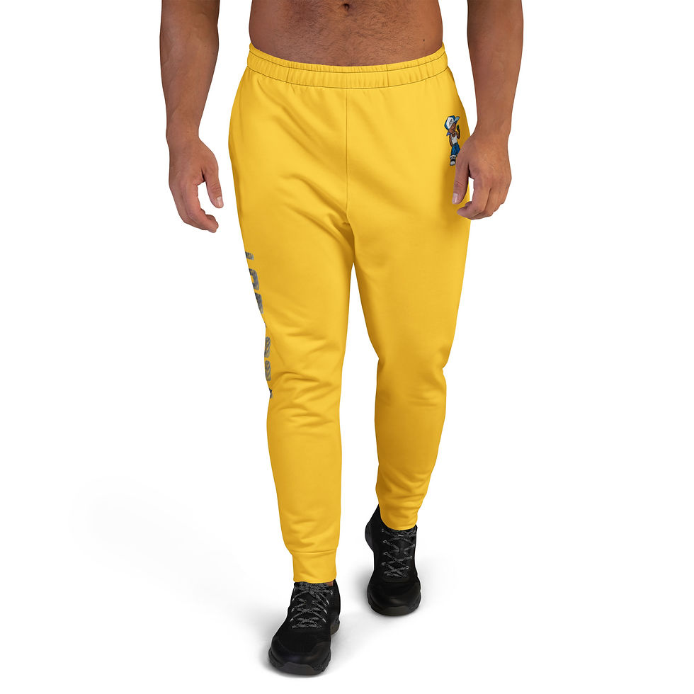 Thumbnail: Yellow Veltboy Joggers