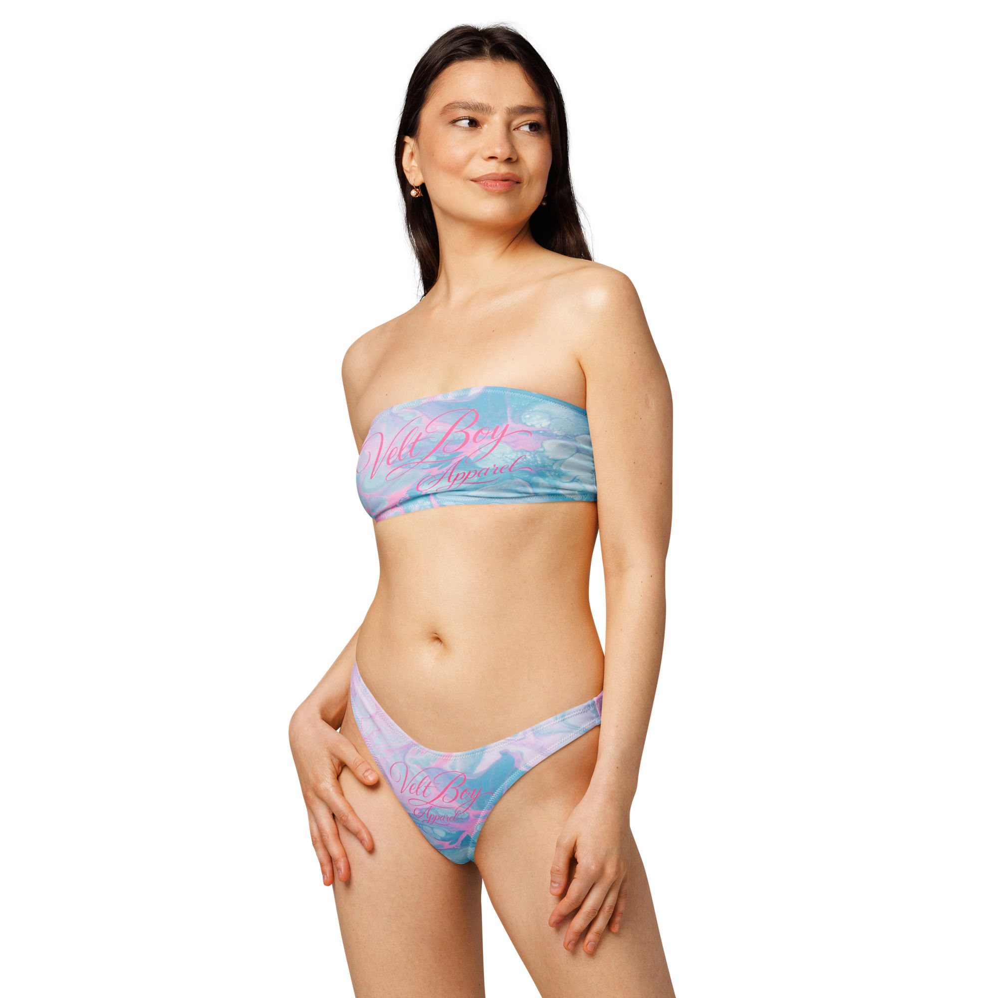 Veltboy cotton candy bandeau bikini