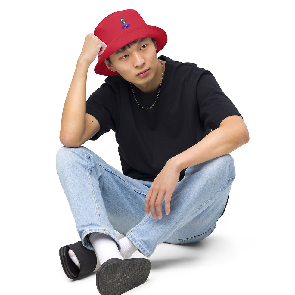 Thumbnail: Red bucket hat