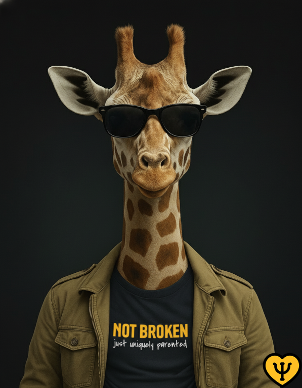 Thumbnail: Not broken, just uniquely parented T shirt