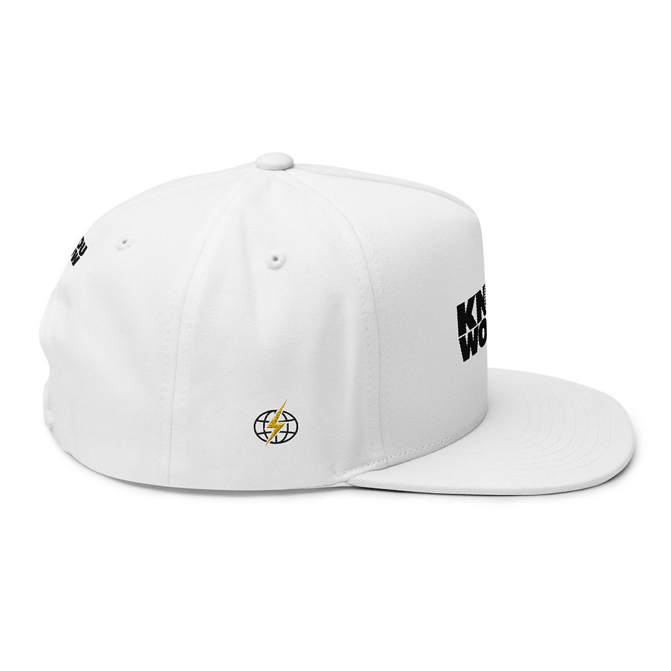 Thumbnail: Know World Classic - Unisex Black Logo Snapback 