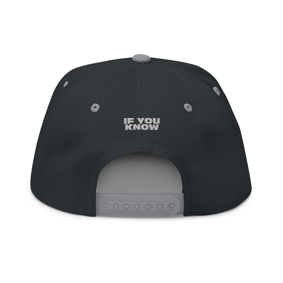 Thumbnail: Know World Classic - Unisex Flat Bill Cap (Embroidery) 