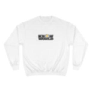 Know World Classic - White Champion Unisex Heavyweight Sweatshirt