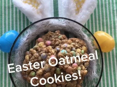 Easter Oatmeal Cookies