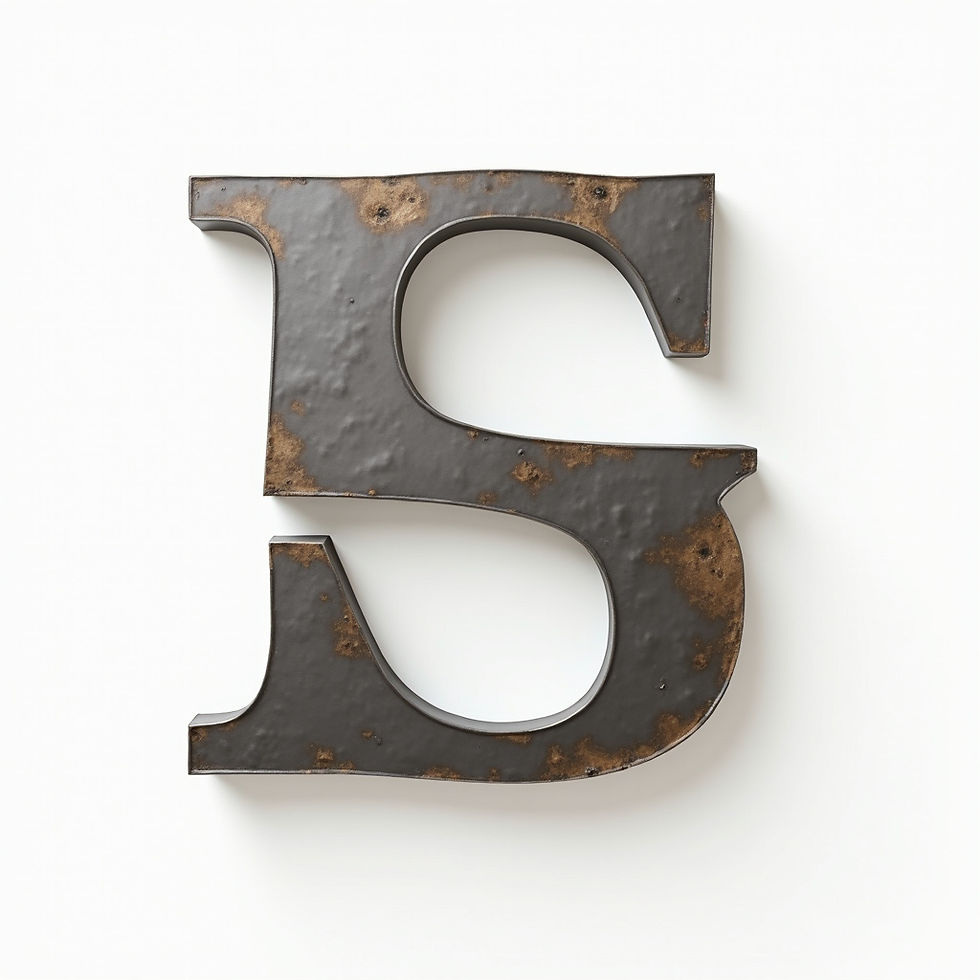 Letra Decorativa Metal