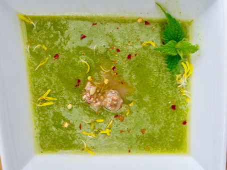 Brennnesselsüppchen (vegan)