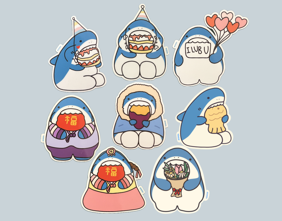 Looki Stickers Set