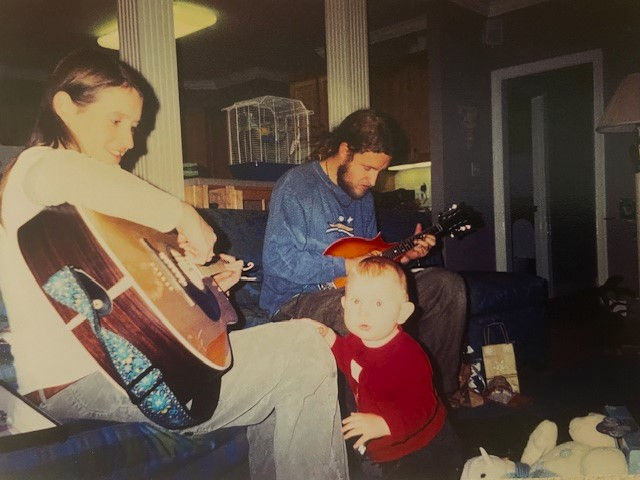 Family Jam Session ~ 2003: Melissa, Dylan, and Zeke