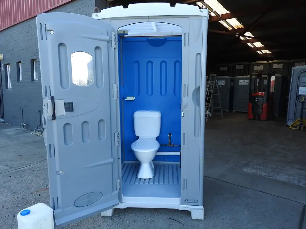 Thumbnail: Plastic Flushing Mobile Toilet