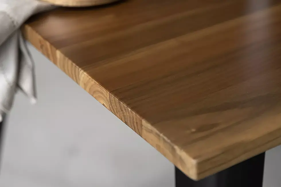 Thumbnail: Odell Metal Dining Table - Matt Black