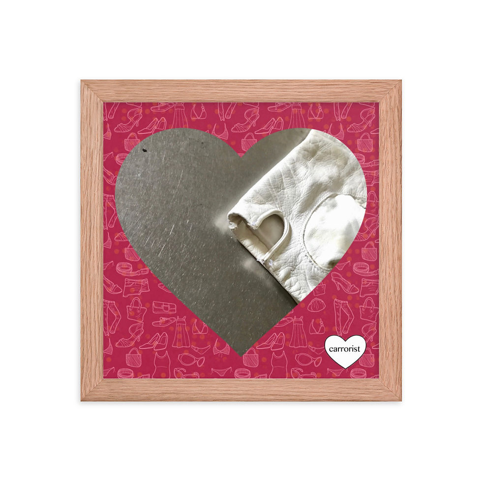 Thumbnail: Pop Heart Poster "I Love Women's Fashion" (framed)