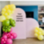 Thumbnail: 2 Backdrop Rentals with Garlands (any colour)