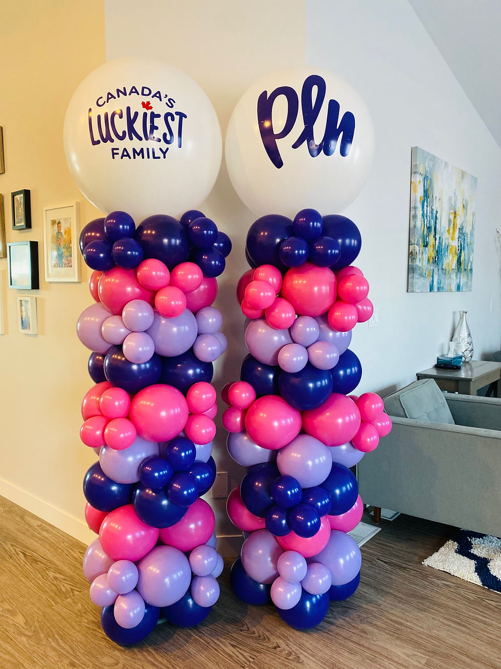 Thumbnail: Balloon Columns with Topper - customize