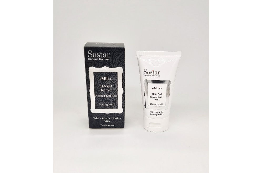Sostar "The Milk" Mens Anti-Hair Loss Gel w/ Organic Donkey Milk,75ml