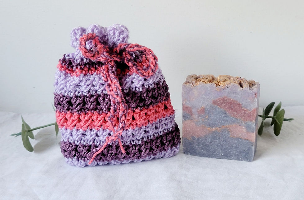 Thumbnail: Purple Rainbow Soap Bag