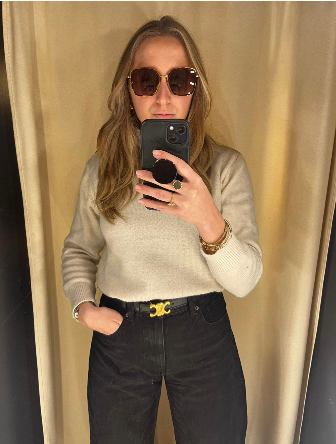 Lunettes Binocle – Écaille & Verres fumés