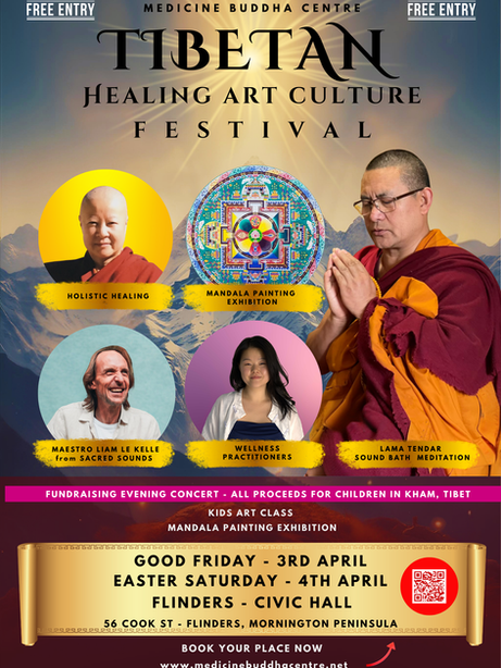 Tibetan Healing Art Culture Festival Comes to Flinders This Easter