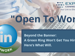 Beyond the Banner:                             A Green Ring Won’t Get You Hired—Here’s What Will.