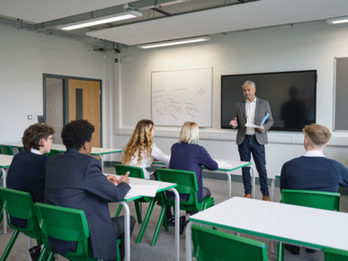 Teacher Teaching students