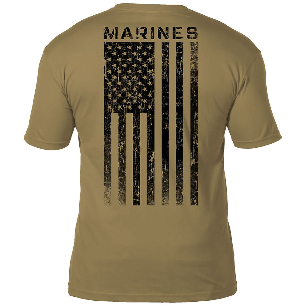 USMC Tactical Flag Men’s T-Shirt