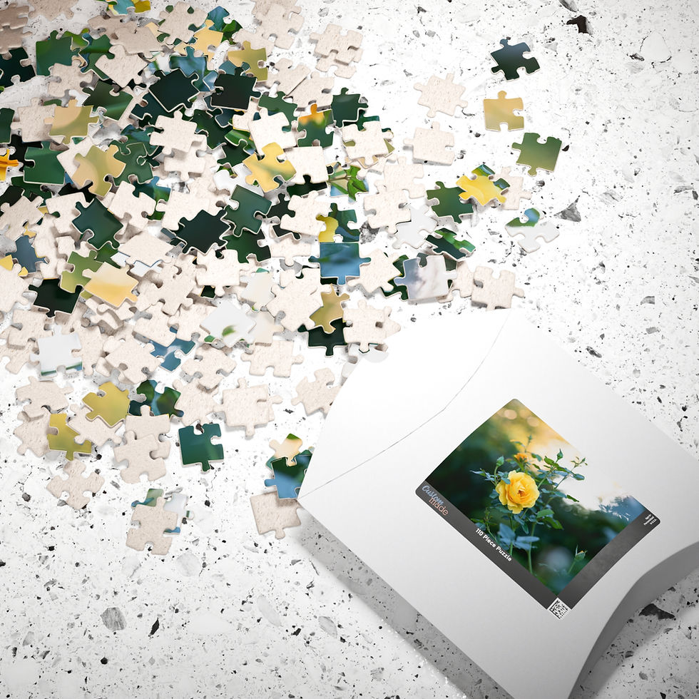 Thumbnail: Puzzle (110, 252, 520, 1014-pieces)- Yellow Rose