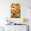 Thumbnail: Vertical Canvas Print- Yellow Flowers & Bee