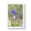 Thumbnail: Framed Vertical Print - Hummingbird & Purple Flowers