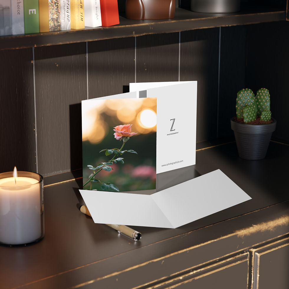Thumbnail: Greeting Cards Set - Rose at Sunset