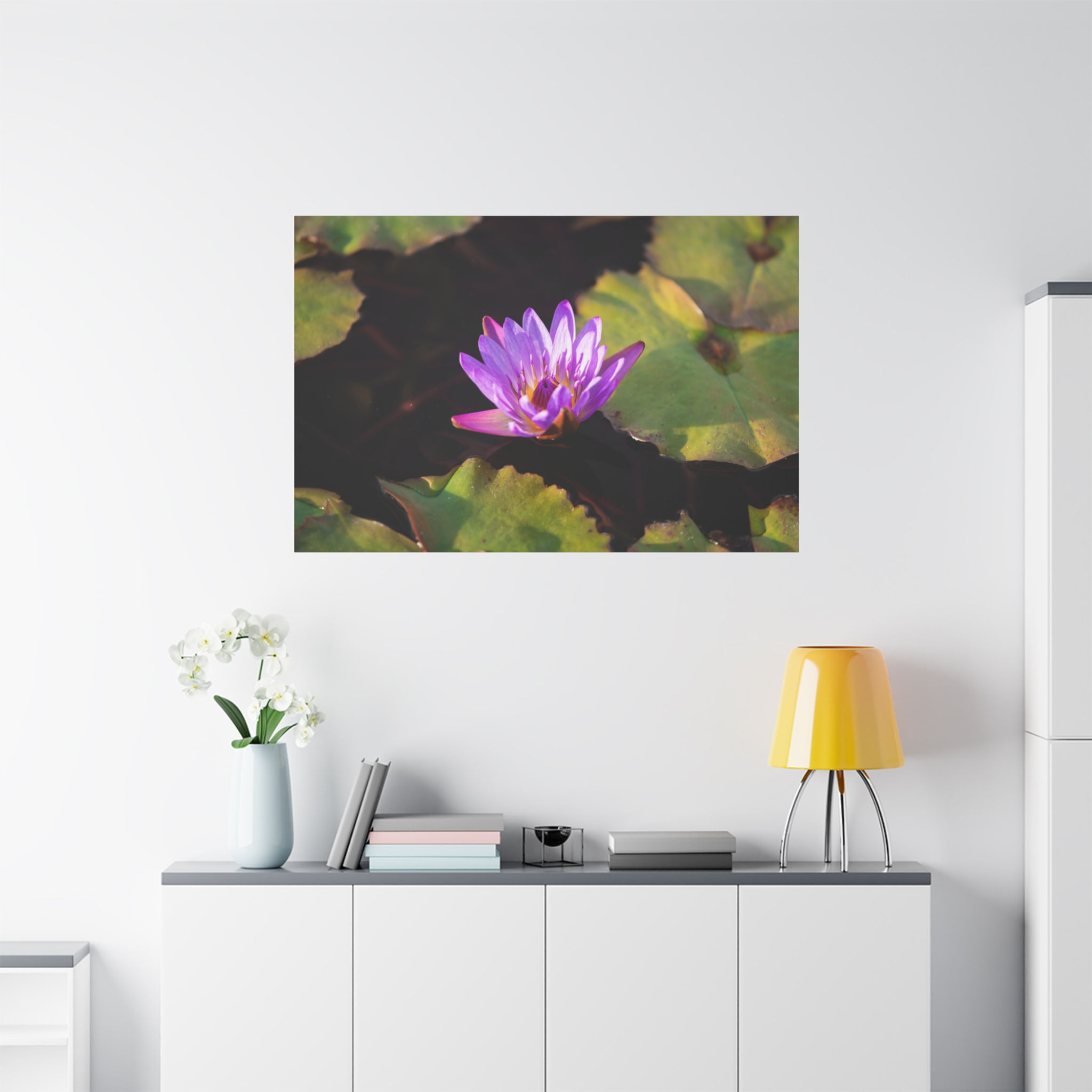 Horizontal Canvas Print- Water Lily