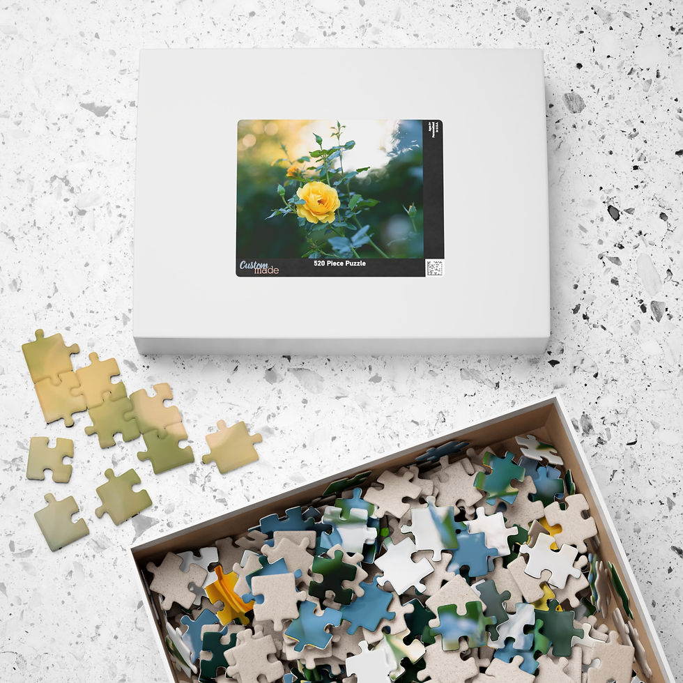 Thumbnail: Puzzle (110, 252, 520, 1014-pieces)- Yellow Rose