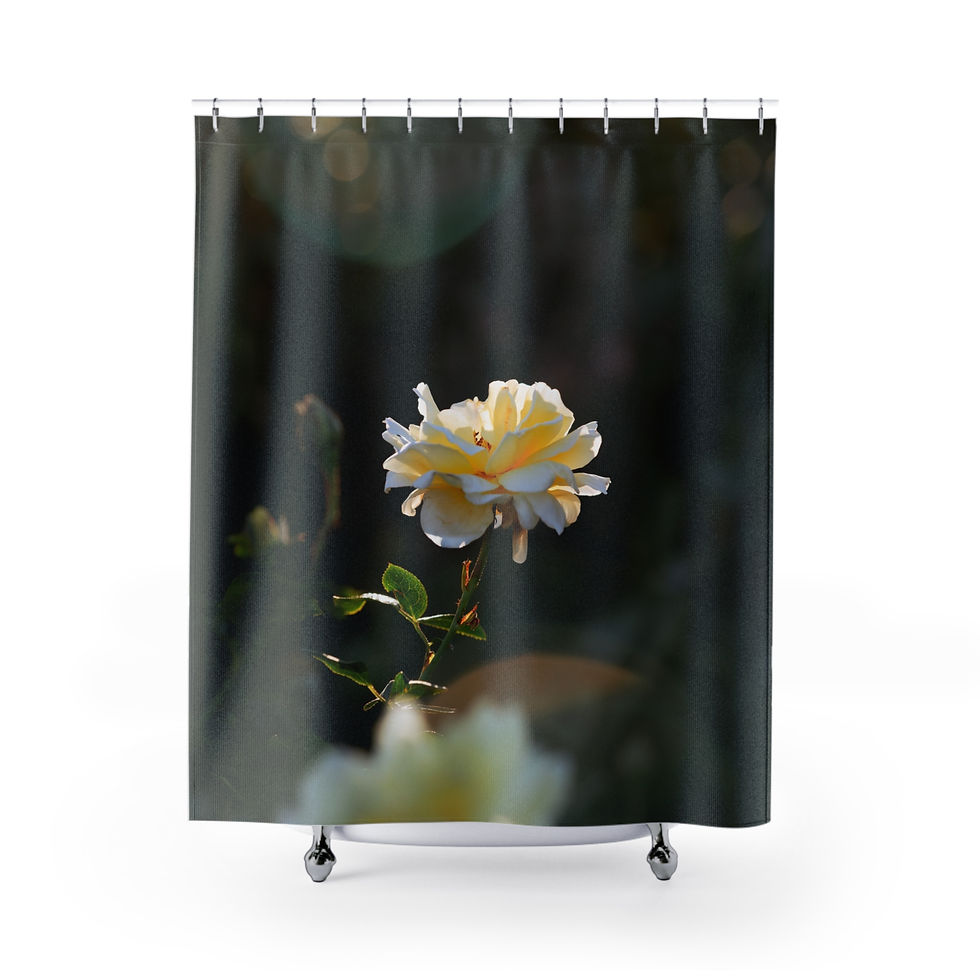 Shower Curtain - Yellow Roses