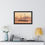 Thumbnail: Framed Horizontal Print - Sailing into the Orange Waikiki Sunset