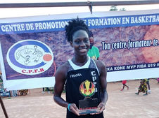 Sacrée parmi les meilleures joueuses du mondial FIBA U 19 : Sika Koné célébrée en héroïne par le CPF
