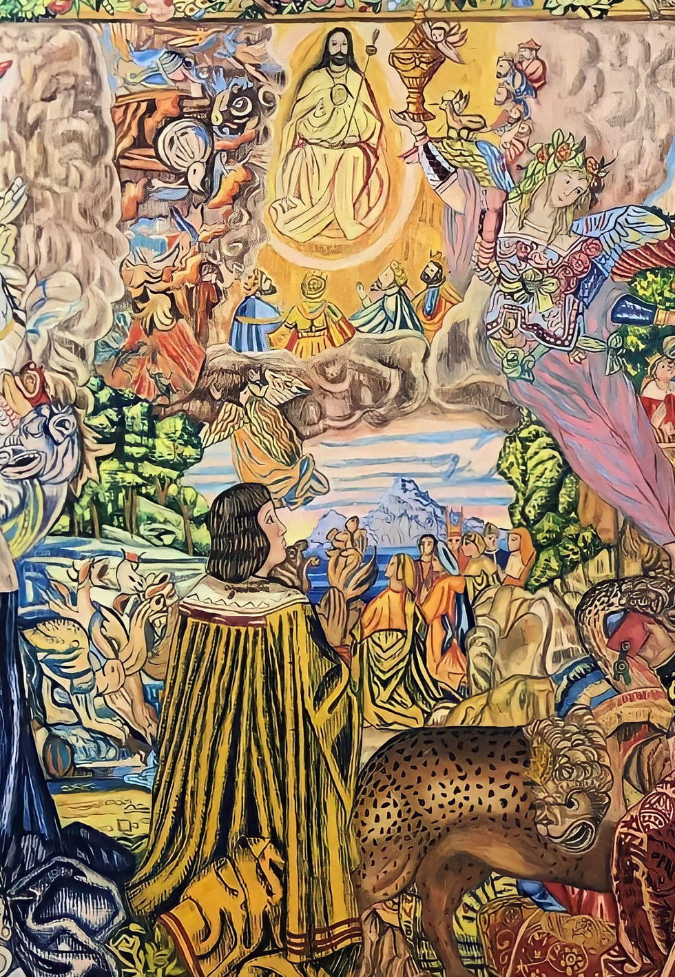 The Vision of St. John - middle