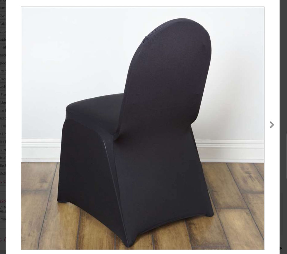 Thumbnail: Spandex Chair Covers for Banquet Chairs
