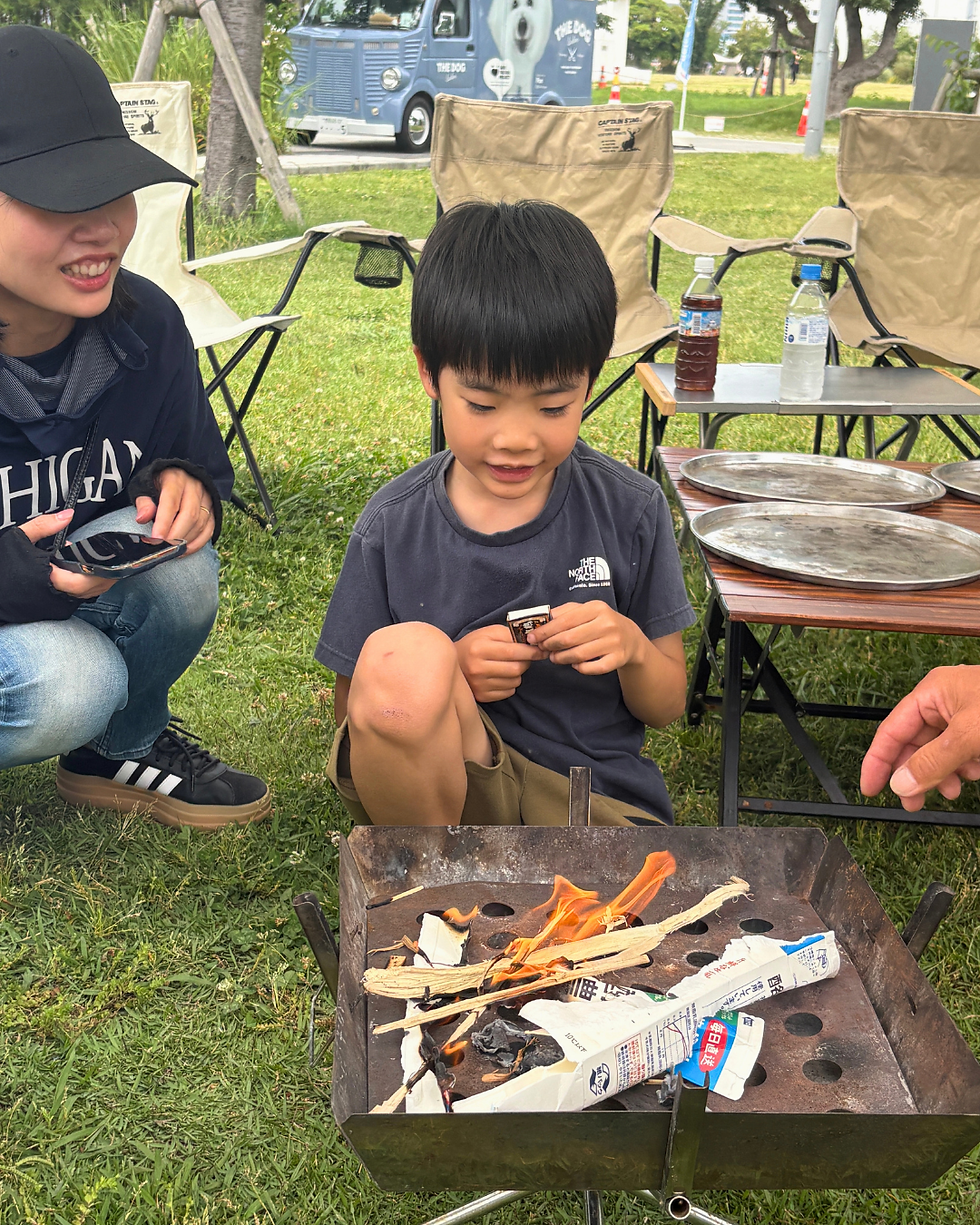 ［Report］晴海ふ頭公園 O.GARDENで「火育」体験プログラム